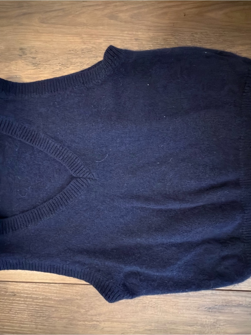 Brandy Melville Navy V-Neck Sweater Vest